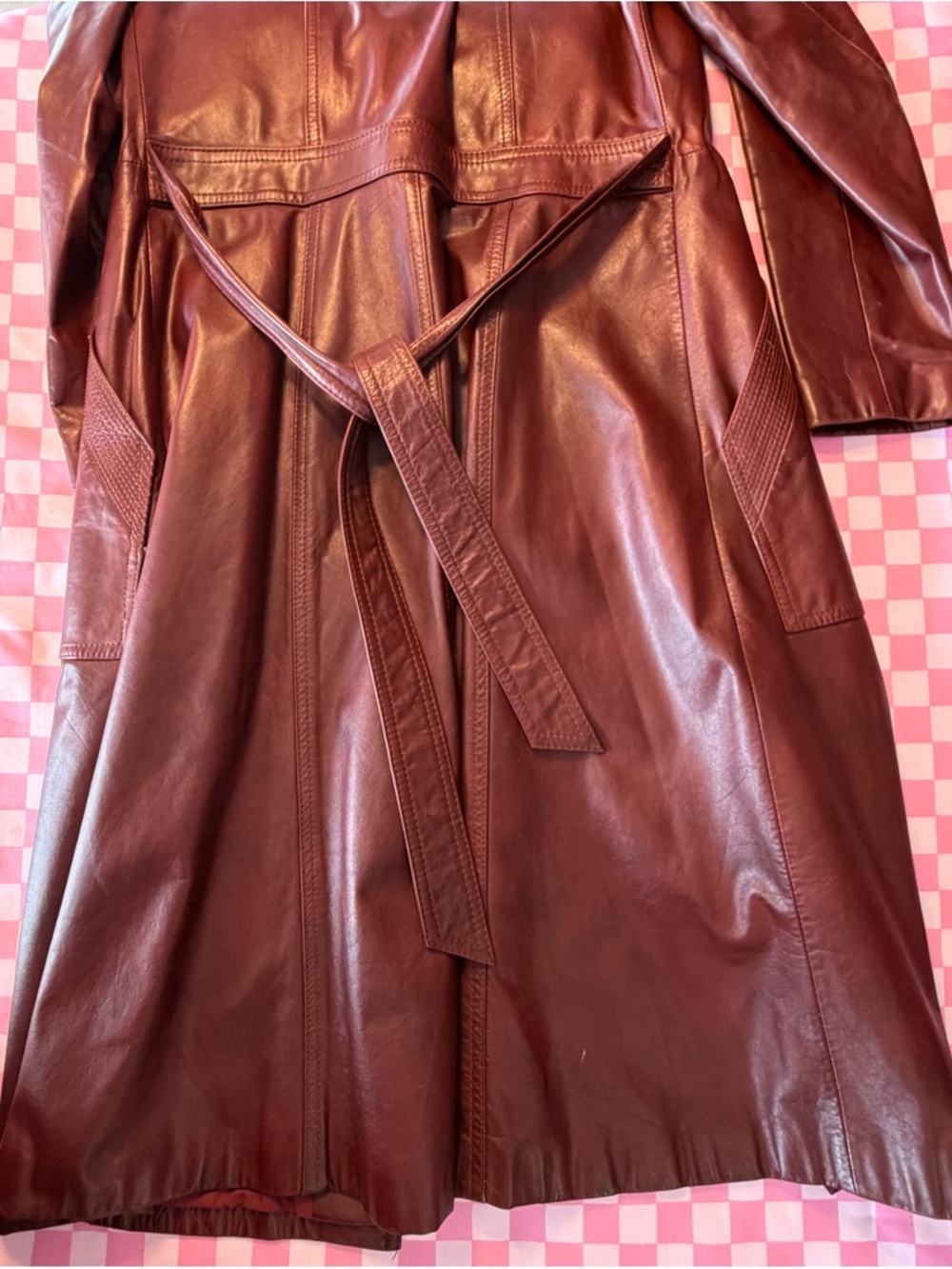 Vintage Wilsons Burgandy Leather Jacket - Picture 13 of 13